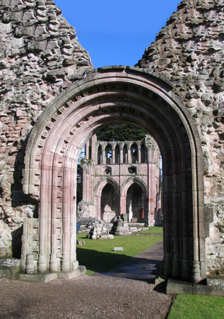Private guided hiking Melrose Abbey, Scottish Borders